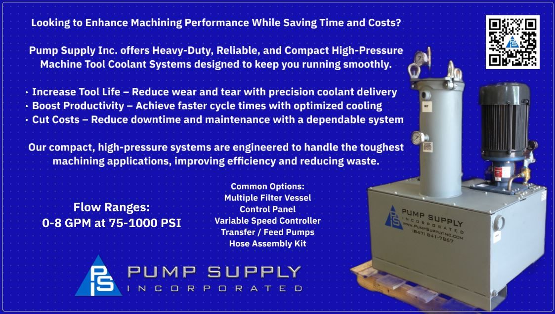 Pump Supply Inc - High Pressure Coolant Systems Flyer
